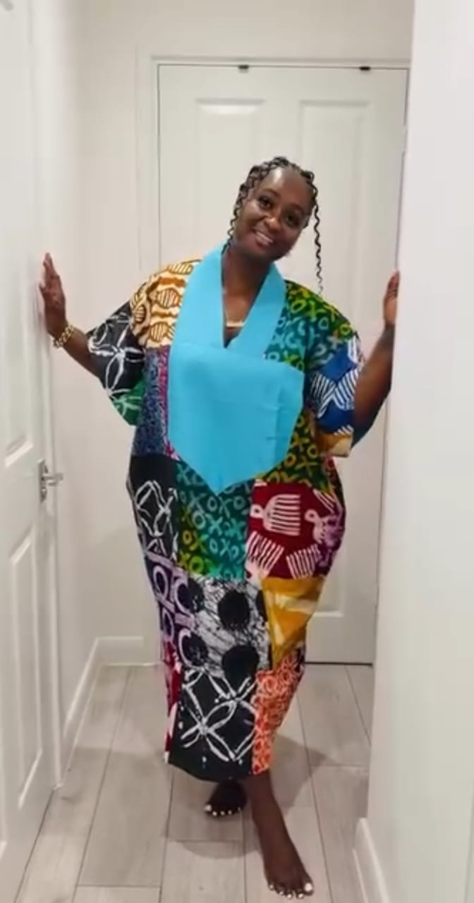Sika Boubou Midi Multi Patchwork