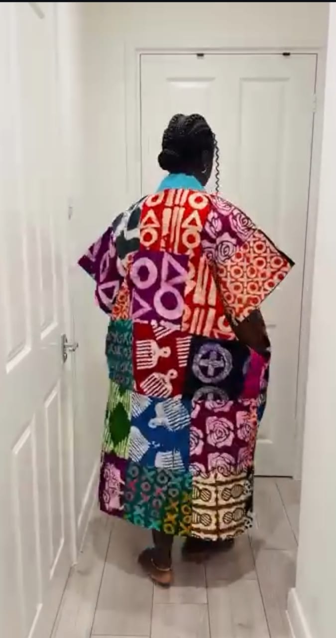 Sika Boubou Midi Multi Patchwork